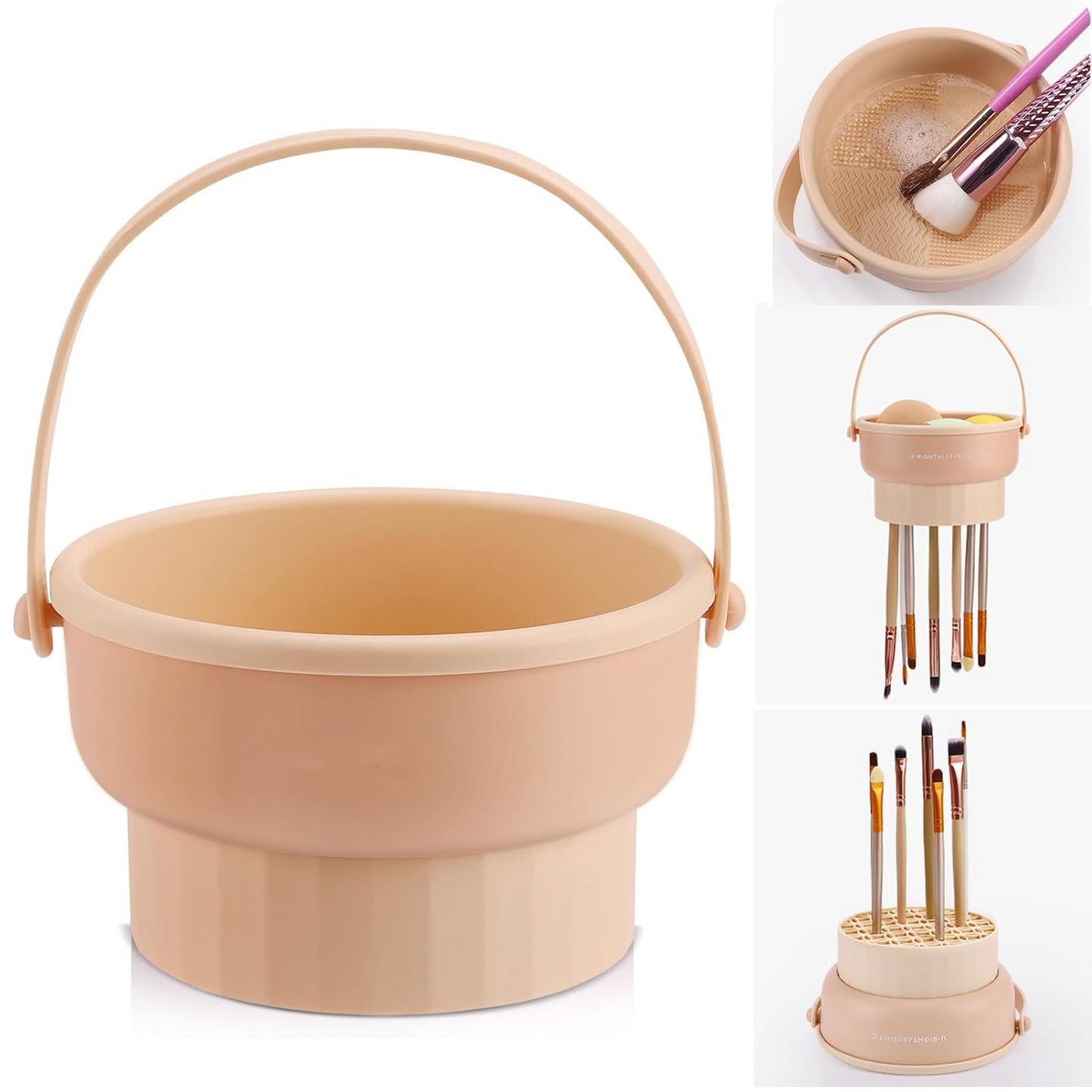 ✨Today's Special 30% Off✨Makeup Brush Cleaner Mat 3 in 1
